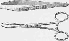 Dressing Forceps and Artery Forceps.