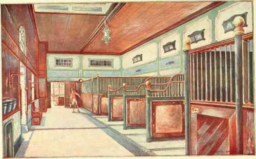 A MODERN STABLE Fittings by Messrs. Musgrave.