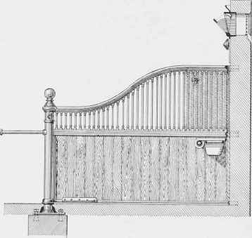 Stall division with Shifting piece in Sill for taking out and replacing the Woodwork.