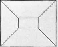 Fig. 21. Plan of Hip Roof with Deck.