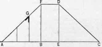 Fig. 67. Lengths and Bevels of Jack Rafters.