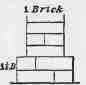 Fig. 108. Footings, 9 inch wall.