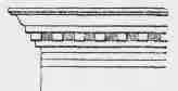 Fig. 117. Brick Cornice with Gutter.