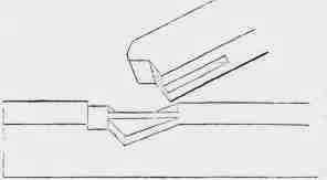 Fig. 190. Bridle Joints for foot of Principal Rafter.