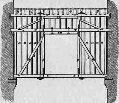 Fig. 311. Framed Partition with wide Doorway.