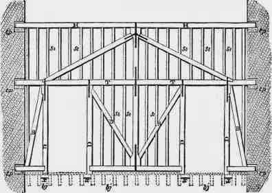 Fig. 312. Framed Partition with Doorways at sides.