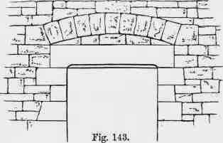 Stone Lintel with Relieving Arch.