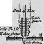 Wrought Iron Plate Shoes 100322