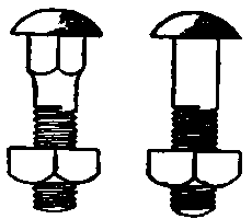 Fig. 335.   Button Head Bolts.