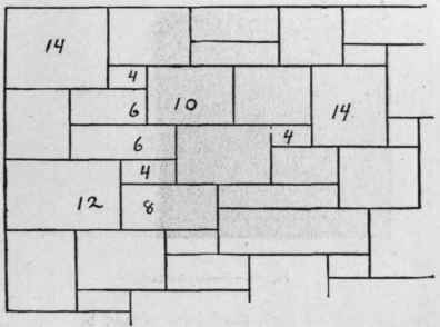Fig. 65. Broken Ashlar (Six Sizes).