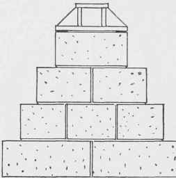 Fig. 203. Stone Footing and Base.