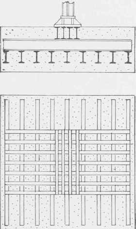 Fig. 205. Grillage under Column.