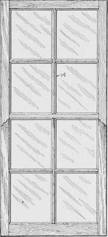 Fig. 319. Window Sash Showing Muntins