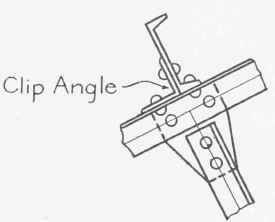 Fig. 77. Detail Showing Clip Angle Connection.