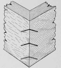 Fig. 80. Mitered Joint Keyed Diagonally