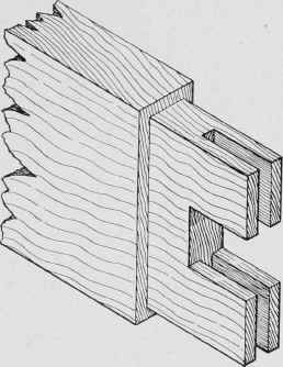 Fig. 83. Double Tenon Joint with Four Tenons