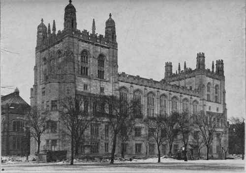 HARPER MEMORIAL LIBRARY BUILDING AT THE UNIVERSITY OF CHICAGO
