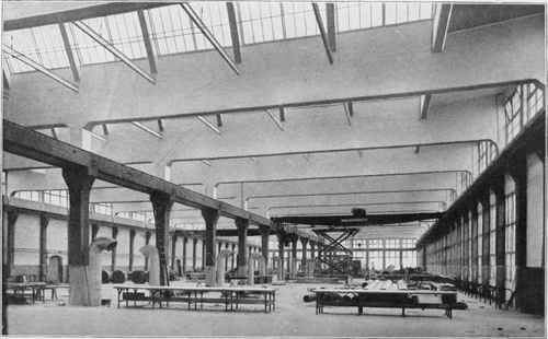 INTERIOR OF ASSEMBLY BUILDING OF THE GEORGE N. PIERCE COMPANY, BUFFALO, N. Y.
