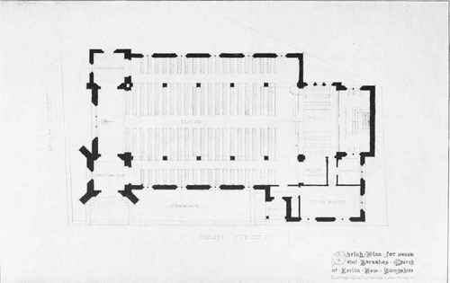 PLAN FOR SAINT BARNABAS CHURCH, BERLIN, N. H.