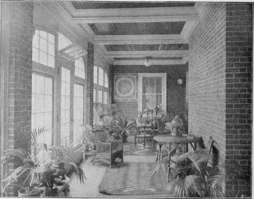 ENCLOSED OPEN AIR PORCH IN RESIDENCE AT CLEVELAND, OHIO