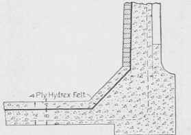 Fig. 11. Method of Waterproofing Reservoir.