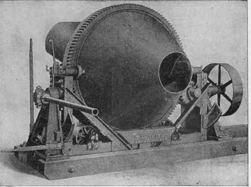 Fig. 125. Rotary Mixer Mounted on Frame.