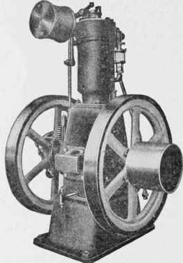 Fig. 133. Vertical Gasoline Engine.