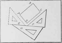 Fig. 18. Rectangle Drawn with Triangles
