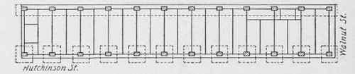 Fig. 193. Structural Floor Plan of Mershon Building, Philadelphia, Pa.
