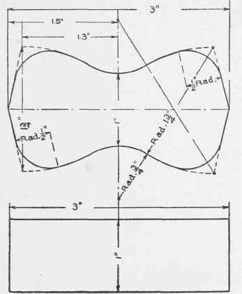 Fig. 3. Form of Briquette.