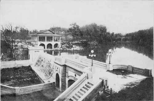 REINFORCED CONCRETE DAM, DELLWOOD PARK, JOLIET, ILLINOIS