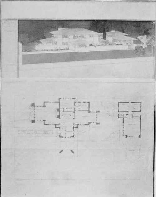 RESIDENCE AND STABLE FOR MR. F. W. LITTLE, PEORIA, ILL.