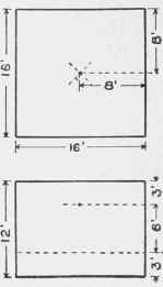 Fig. 53. Diagram Showing Method of Calculating Room Illumination.