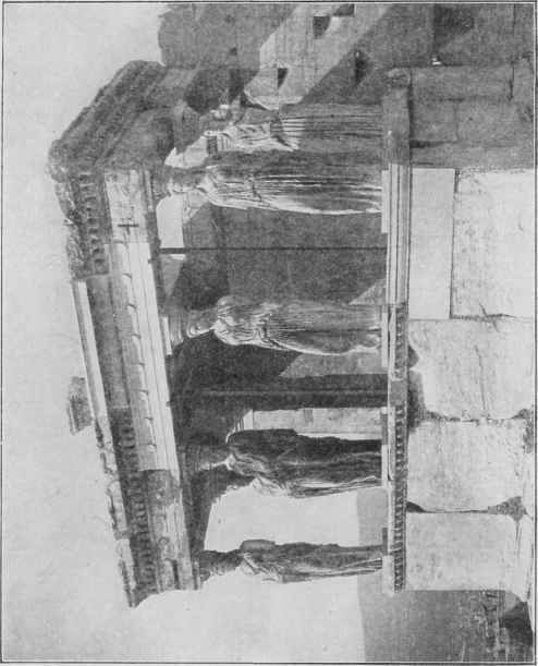 Fig. 80. Porch of the Caryatides, the Erechtheum. Athens.