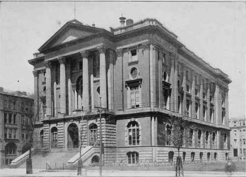 ROGERS BUILDING, MASSACHUSETTS INSTITUTE OF TECHNOLOGY, BOSTON, MASS. The Corinthian Order is Used as a Decorative Feature of the Building.