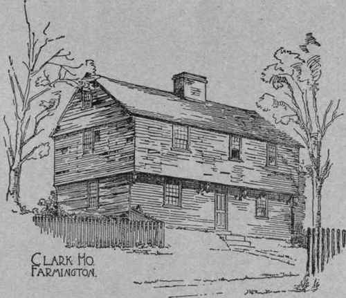 Built about 1650. Second Story Overhangs Front and Sides.