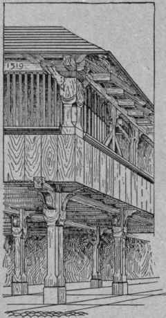Swiss House. Basement used for Cattle; Upper Stories for the Family.