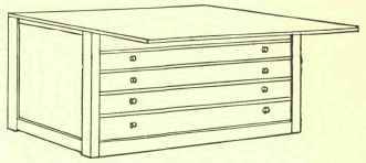 Fig. 2. Chest of drawers & drawing Table combined.