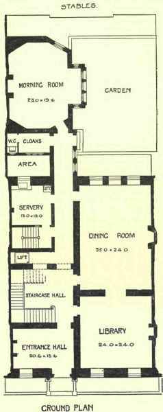 A HOUSE IN CHARLES STREET BERKELEY SQUARE. W.