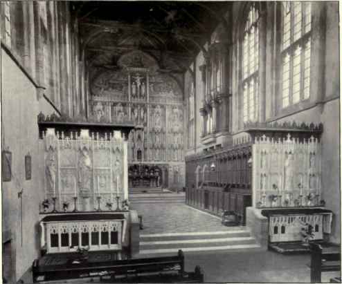 The Chancel. Hawkesyard Priory, Staffordshire.