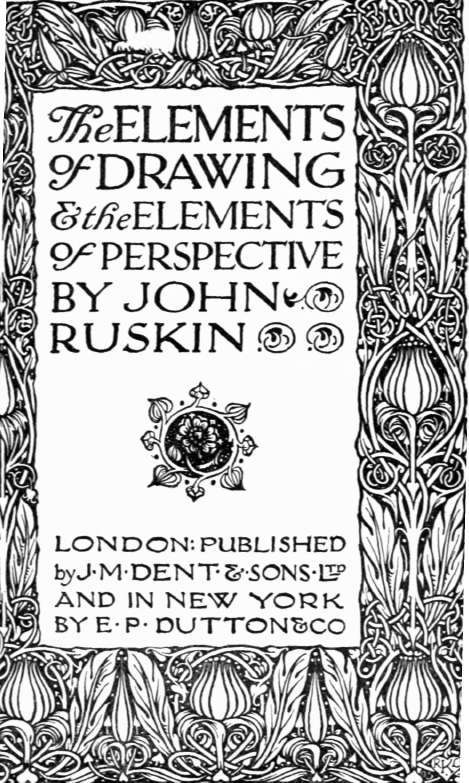 The Elements Of Drawing And Elements Of Prespective 2