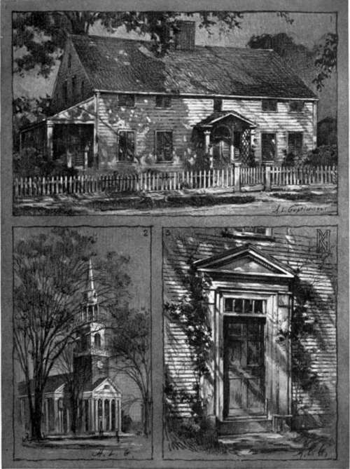 Some Sketches Done with Black and White Pencils on Dark Green Paper, the Highlights Being Sharpened with Chinese White Applied with a Brush.