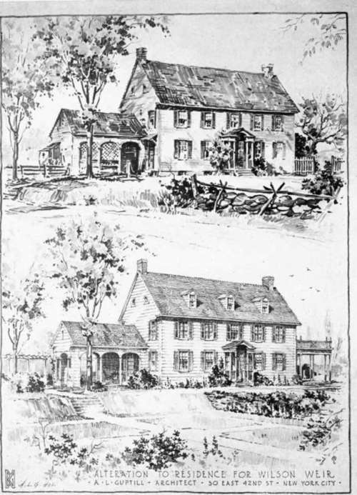 The Same Subject Drawn with BroadLines and with Fine Lines.