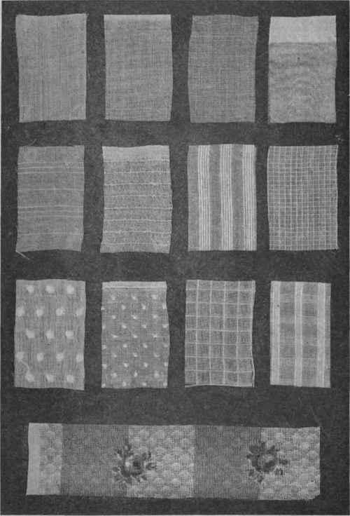 Fig. 12. Cotton fabrics suitable for lingerie blouses and dresses.