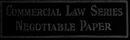 American Commercial Law Series: book cover