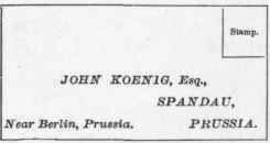 Form Of Superscription On Envelopes 279