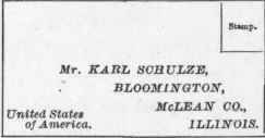 Form Of Superscription On Envelopes 280