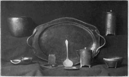 Fig . 72 Serving tray with wire handles.