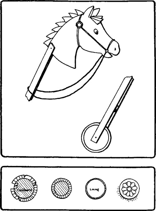 A stick horse