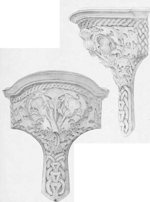 A Celtic Bracket At Balmoral Castle